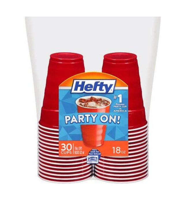 Hefty Red Plastic Party Cup (30 ct), Delivery Near You