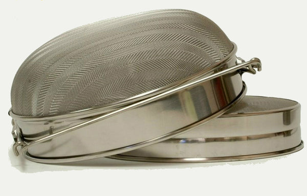 Harvest Lane Honey HONEYM-102 Metal Honey Sieve