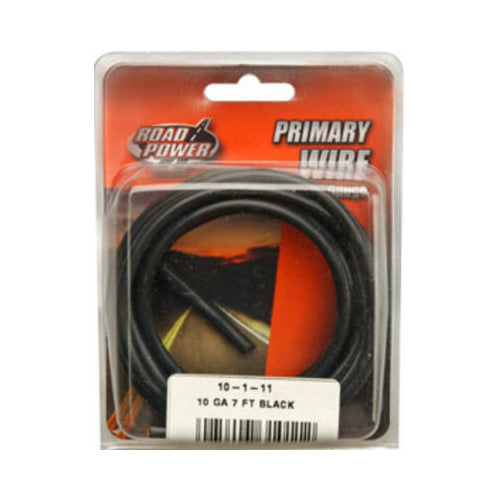 Coleman Cable 55671833 10-Gauge Primary Wire, 7', Black