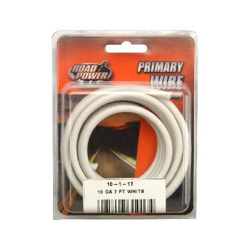 Coleman Cable 55671933 10-Gauge Primary Wire, 7', White