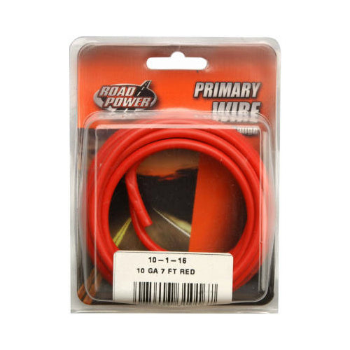 Coleman Cable 55672133 10-Gauge Primary Wire, 7', Red