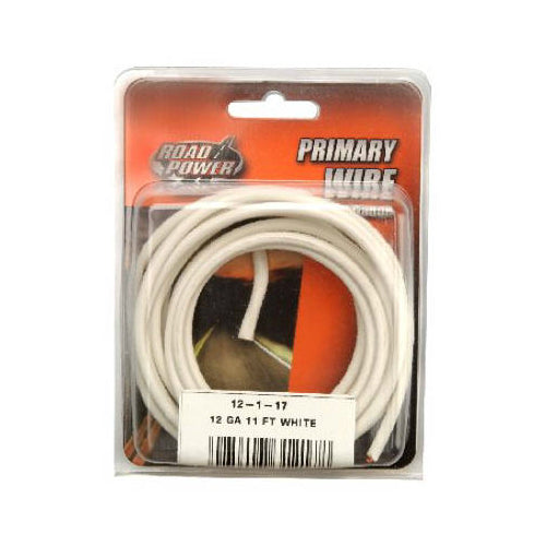 Coleman Cable 55671433 12-Gauge Primary Wire, 11', White