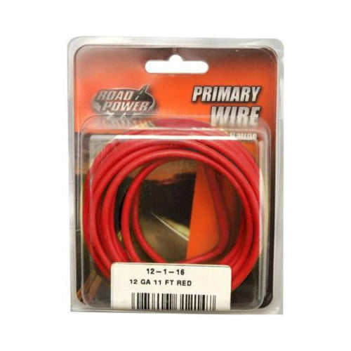 Coleman Cable 55671533 12-Gauge Primary Wire, 11', Red