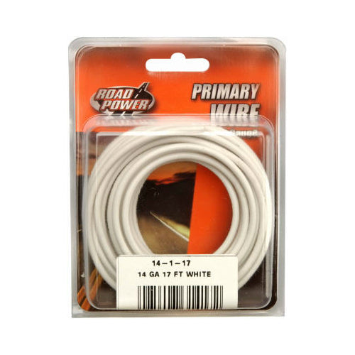 Coleman Cable 55669033 14-Gauge Primary Wire, 17', White