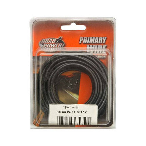 Coleman Cable 55666633 16-Gauge Primary Wire, 24', Black