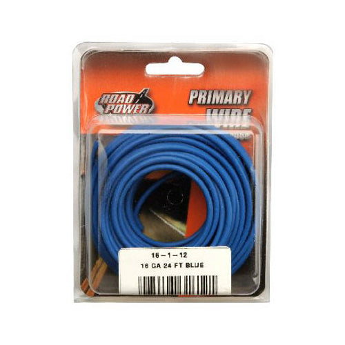 Coleman Cable 55668233 16-Gauge Primary Wire, 24', Blue