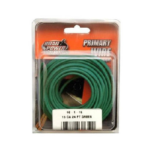 Coleman Cable 56422033 16-Gauge Primary Wire, 24', Green