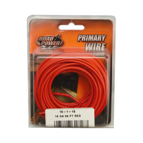 Coleman Cable 55667433 18-Gauge Primary Wire, 33', Red