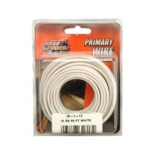 Coleman Cable 55667233 18-Gauge Primary Wire, 33', White