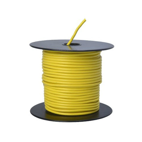 Coleman Cable 55670823 14-Gauge Primary Wire, 100', Yellow