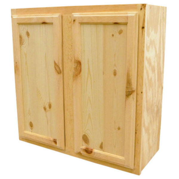 Kapal Kitchens W3030-PFP Unfinished Wall Assembled Cabinet, Pine, 30" x 30"