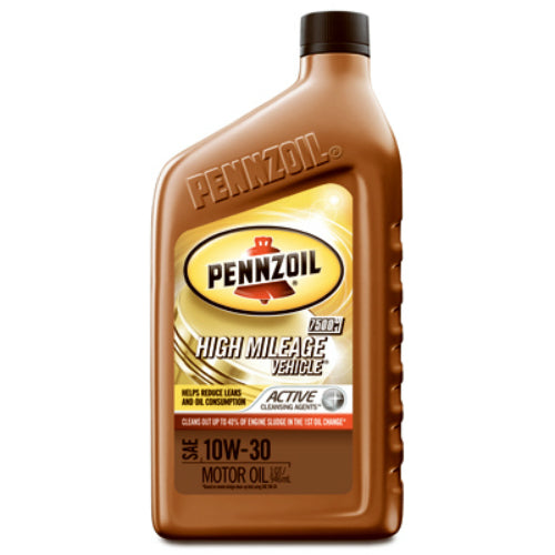 Pennzoil® 550022818 High Mileage Vehicle® Motor Oil, 5W-30, 1-Quart