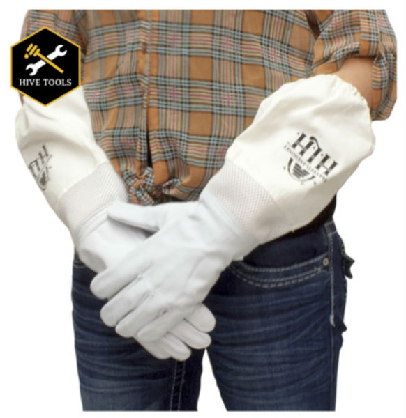 Harvest Lane Honey™ CLOTHGXS-103 Goatskin Beekeeper Gloves, Adult X-Small