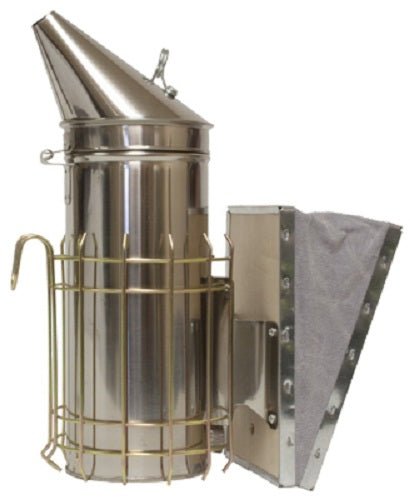 Harvest Lane Honey SMK-104 Stainless Steel Large Bee Smoker