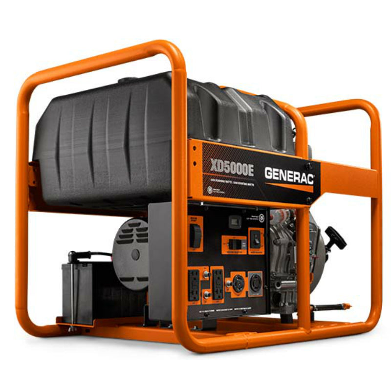 Generac® 6864 Diesel Powered Portable Generator, XD5000E