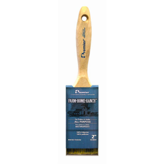 Premier® FHR00139 Farm Home Ranch® All Purpose Flat Sash Paint Brush, 2", 9/16"