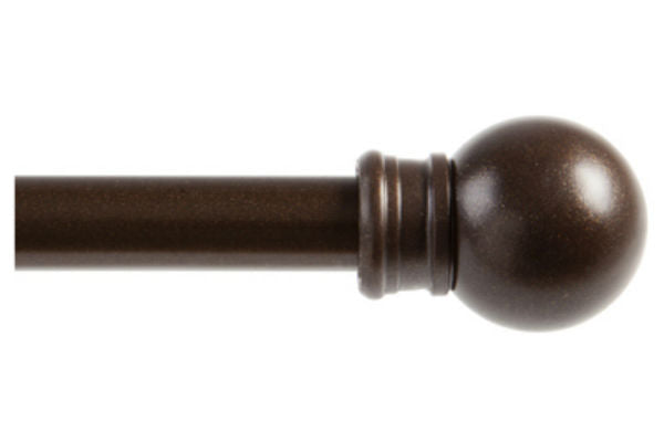 Kenney™ KN365-15 Fiona Cafe Curtain Rod, Bronze, 48" - 84"