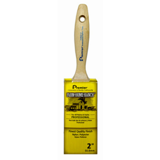 Premier® FHR00131 Farm Home Ranch® Professional Flat Varnish Paint Brush, 2"