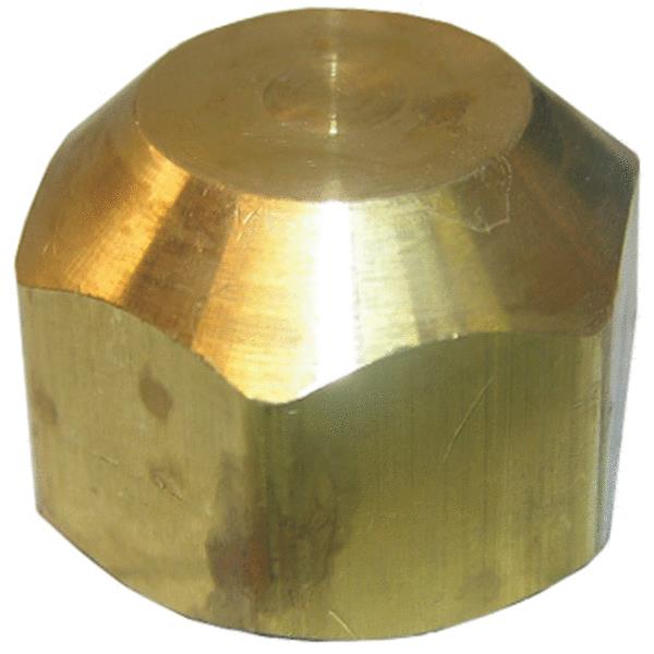 Lasco 17-4033 Texas-Pattern Brass Fine Thread Flare Cap, 3/8"