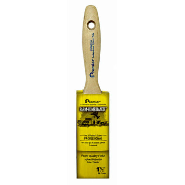 Premier® FHR00130 Farm Home Ranch® Professional Flat Varnish Paint Brush, 1-1/2"