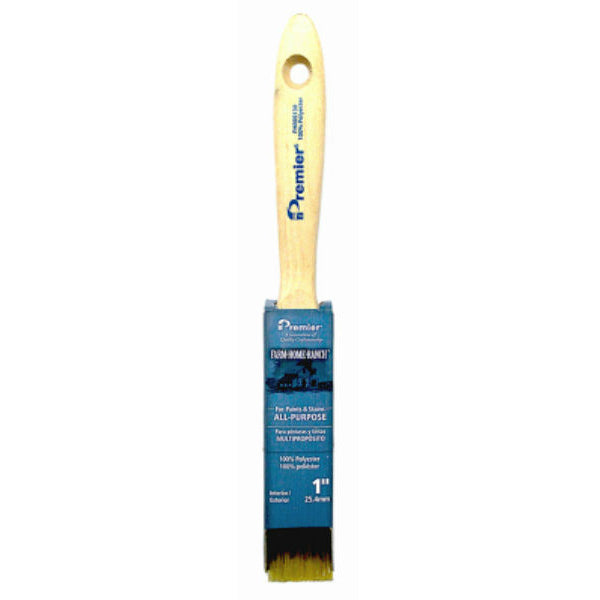 Premier® FHR00138 Farm Home Ranch® All Purpose Flat Sash Paint Brush, 1", 7/16"