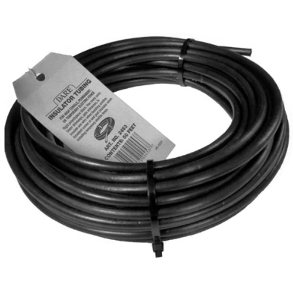 Dare 2453 Polyethylene Coils Insulator Tubing, 50', Black