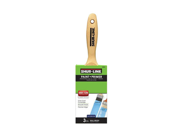 Shur-Line® 2002031 Paint + Primer Flat Premium Paint Brush, 3"