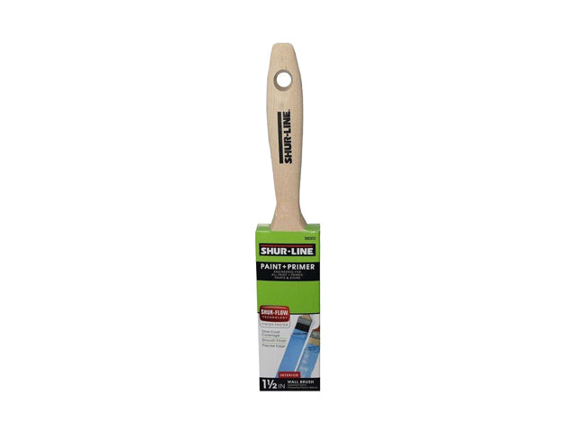 Shur-Line® 2002022 Paint + Primer Premium Flat Paint Brush, 1.5"