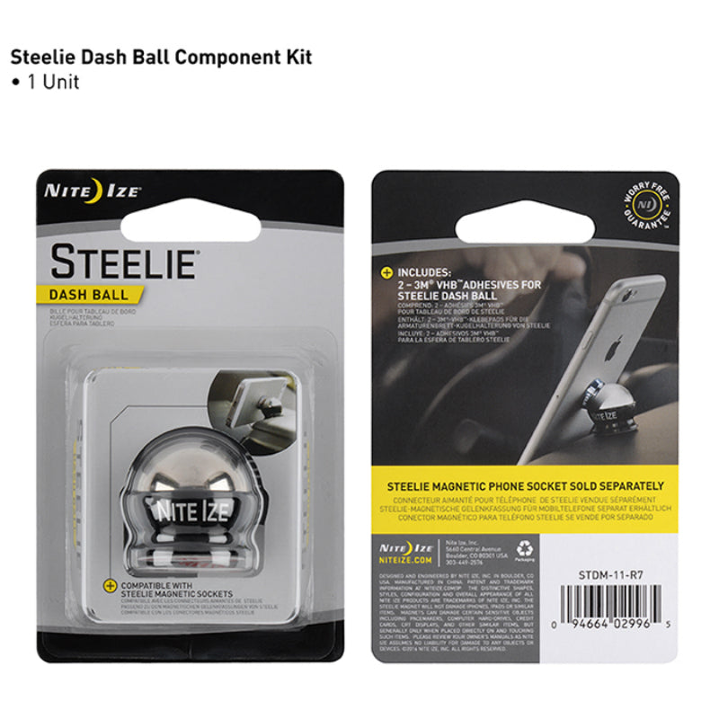 Nite Ize® STDM-11-R7 Steelie® Dash Ball Component Kit w/Dash Ball & Ad –  Toolbox Supply