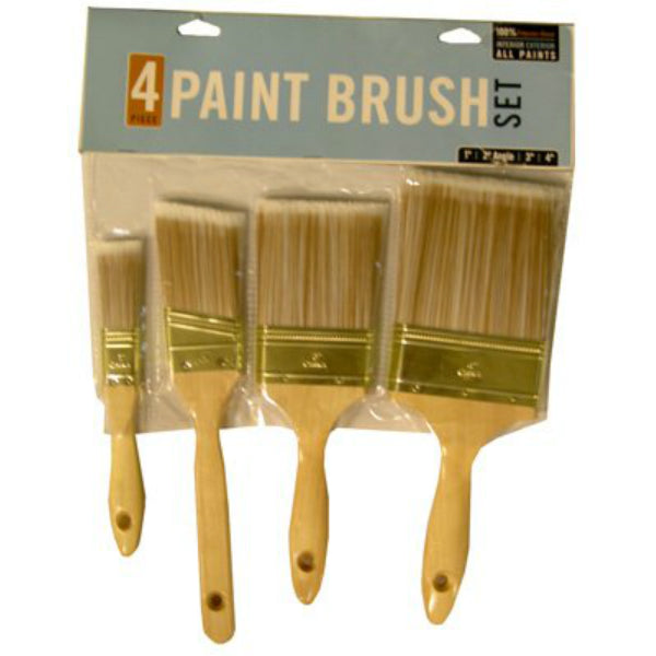 4PC DLX Poly Brush Set