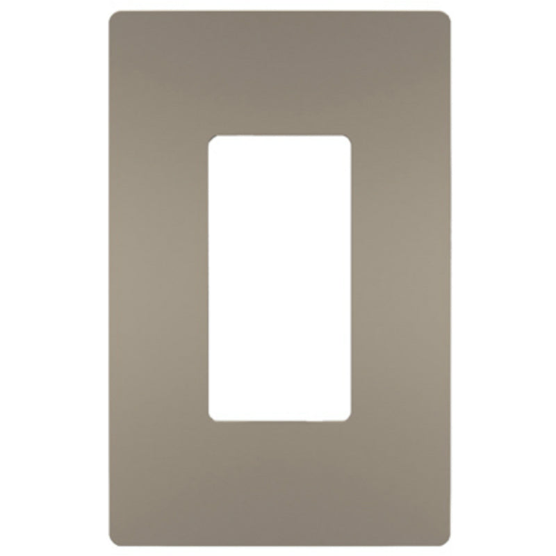 Legrand® RWP26NICC6 Radiant® 1-Gang Screwless Plastic Wall Plate, Nickel