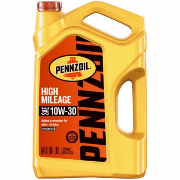 Pennzoil® 550045205 High Mileage Vehicle Motor Oil, 10W-30, 5 Qt