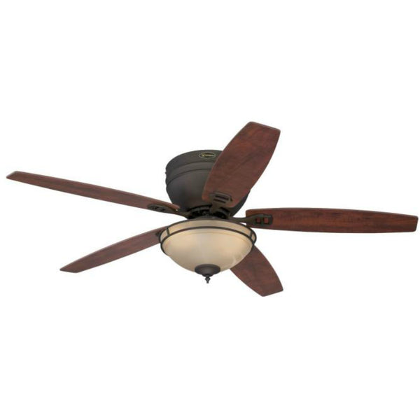 Westinghouse 72096 Carolina Reversible 5-Blade Ceiling Fan, Oil-Rub Bronze, 52"