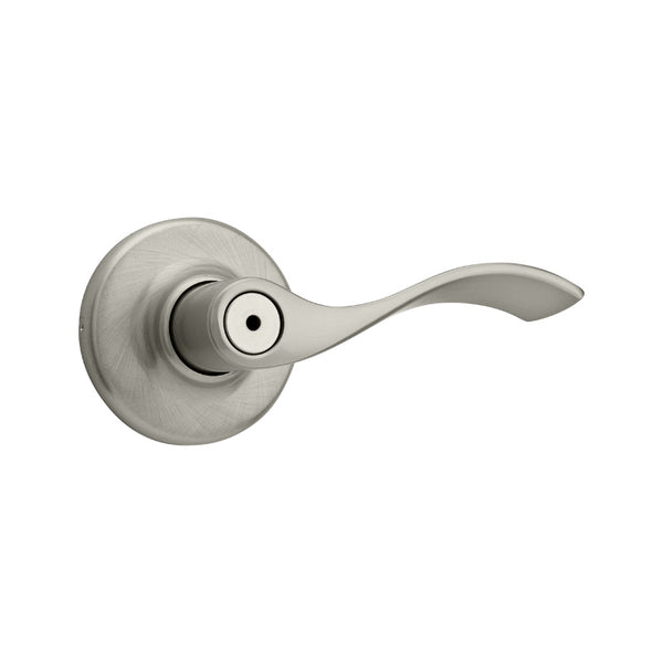 Kwikset® 93001-882 Balboa Non-Handed Bed/Bath Lever, Satin Nickel