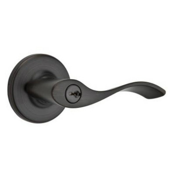 Kwikset® 94050-550 Balboa Non-Handed Keyed Entry Lever, Venetian Bronze