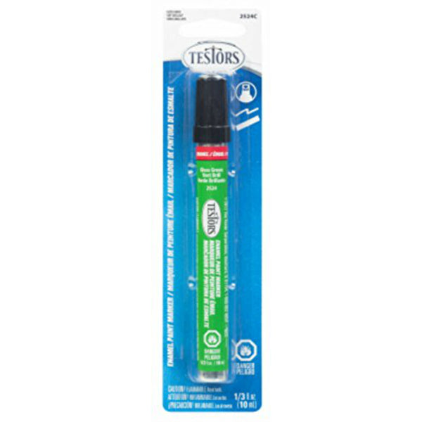 Testors® 2524C Gloss Enamel Paint Marker, Green, 1/3 Oz