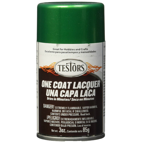 Testors® 1845MT Gloss One Coat Lacquer Sprays, Mystic Emerald, 3 Oz