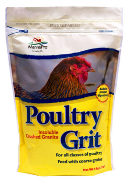 Manna Pro 08-0691-0236 Insoluble Crushed Poultry Grit with ProBiotics, 5 Lbs