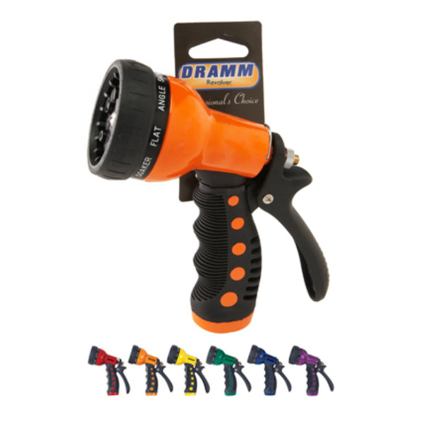 Dramm 10-32700 Revolver 9-Pattern Spray Gun, Assorted Colors, 12-Piece