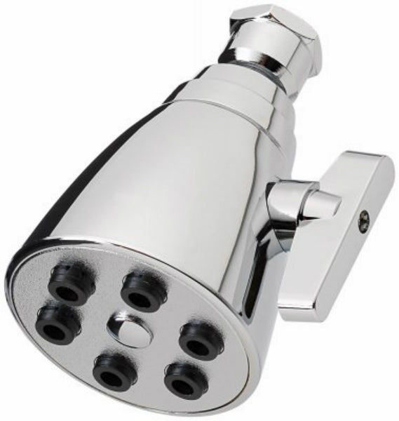 HomePointe 228622 Adjustable Shower Head with 6-Spray Jets, Chrome