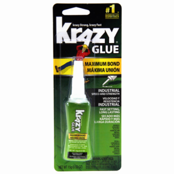 Krazy Glue® KG48948MR Maximum Bond Industrial Speed & Strength Gel, 15-Gram