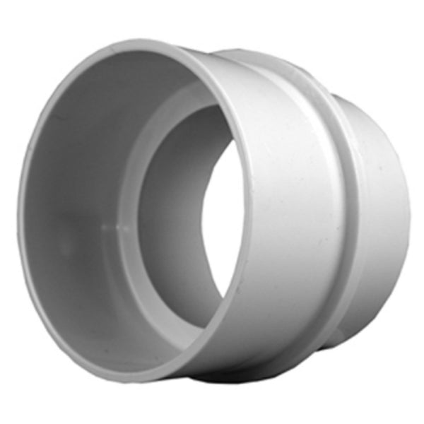 Charlotte Pipe PVC-00117X-0800HA PVC Sewer & Drain Adapter Bushing, 4" x 3"