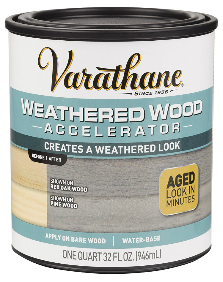 Varathane® 313835 Weathered Wood Accelerator, 1 Qt