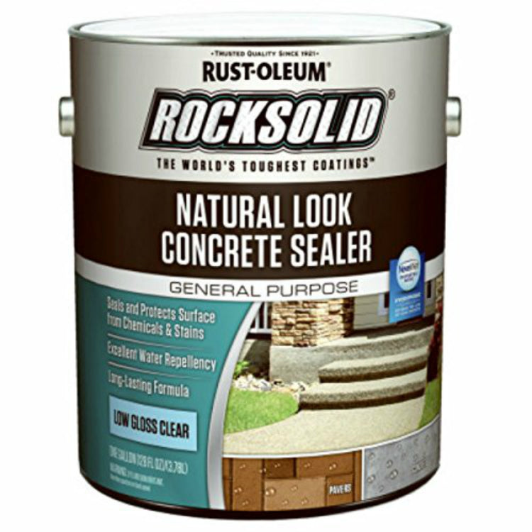 Rust-Oleum® 317928 RockSolid® Natural Look Concrete Sealer, Low Gloss, 1 Gallon