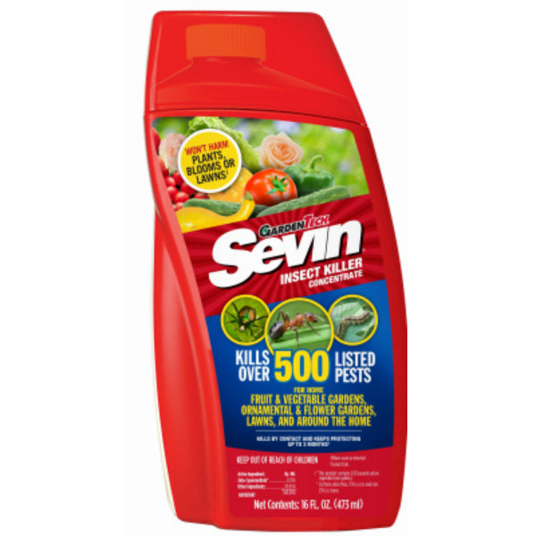 Sevin 100530122 Insect Killer Concentrate, Kills over 500 Pests, 1-Pint