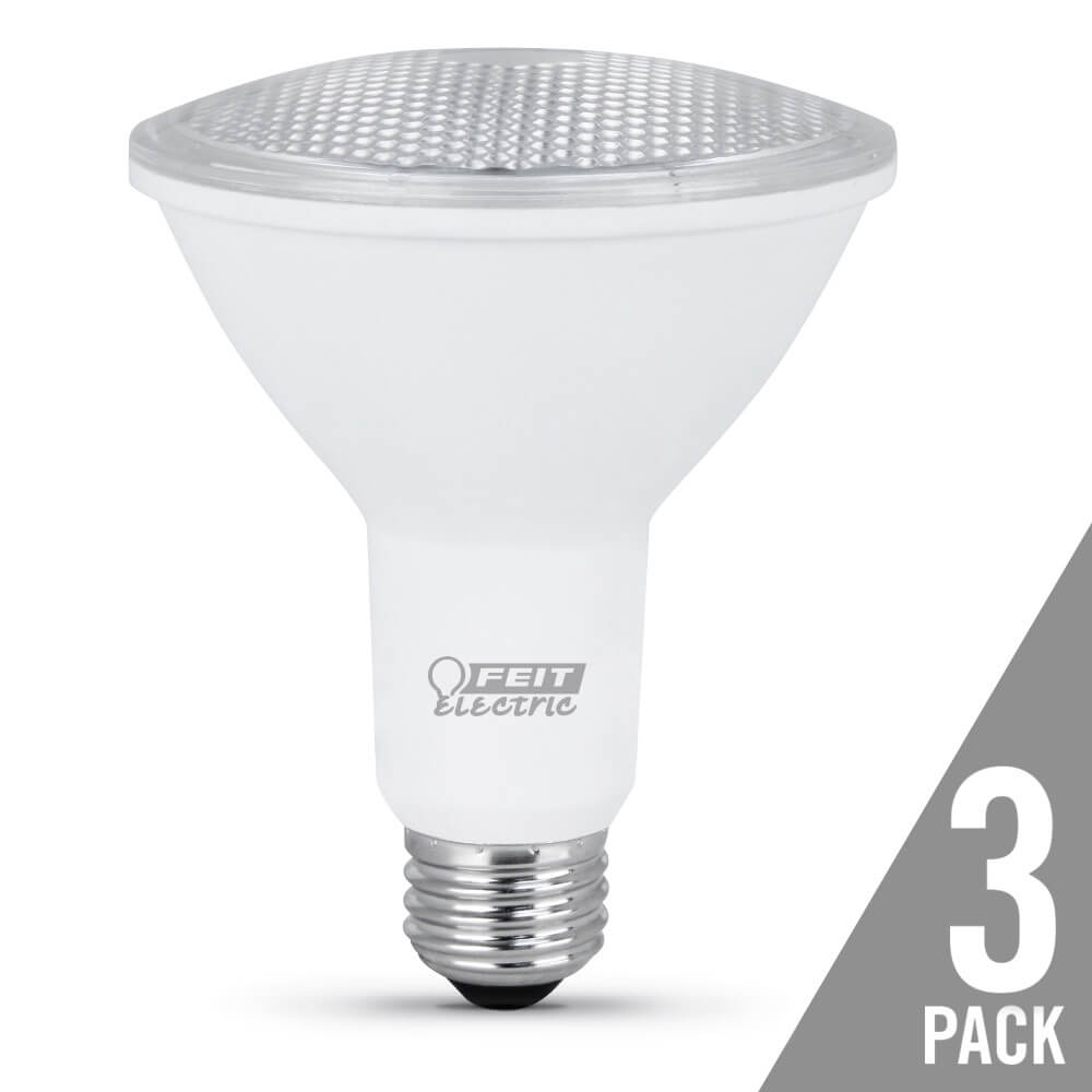 Feit Electric® PAR30L75/10KLED/3 Non-Dimmable PAR30 LED Bulb, 10.5W, 3-Pack