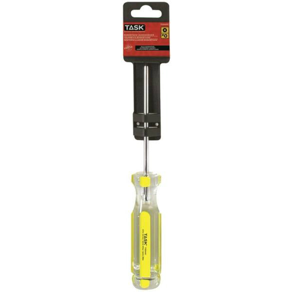 Task Tools T50441C 0 Robertson Elite Acetate Hard Grip Screwdriver, 4"