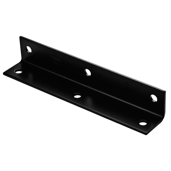 National Hardware 351487 Wide Corner Brace, Black, 1.6" x 9" x 1/8"