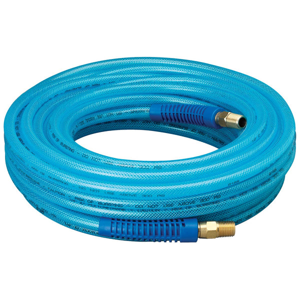 Amflo 12-50E Polyurethane Air Hose, 1/4" x 50', Blue