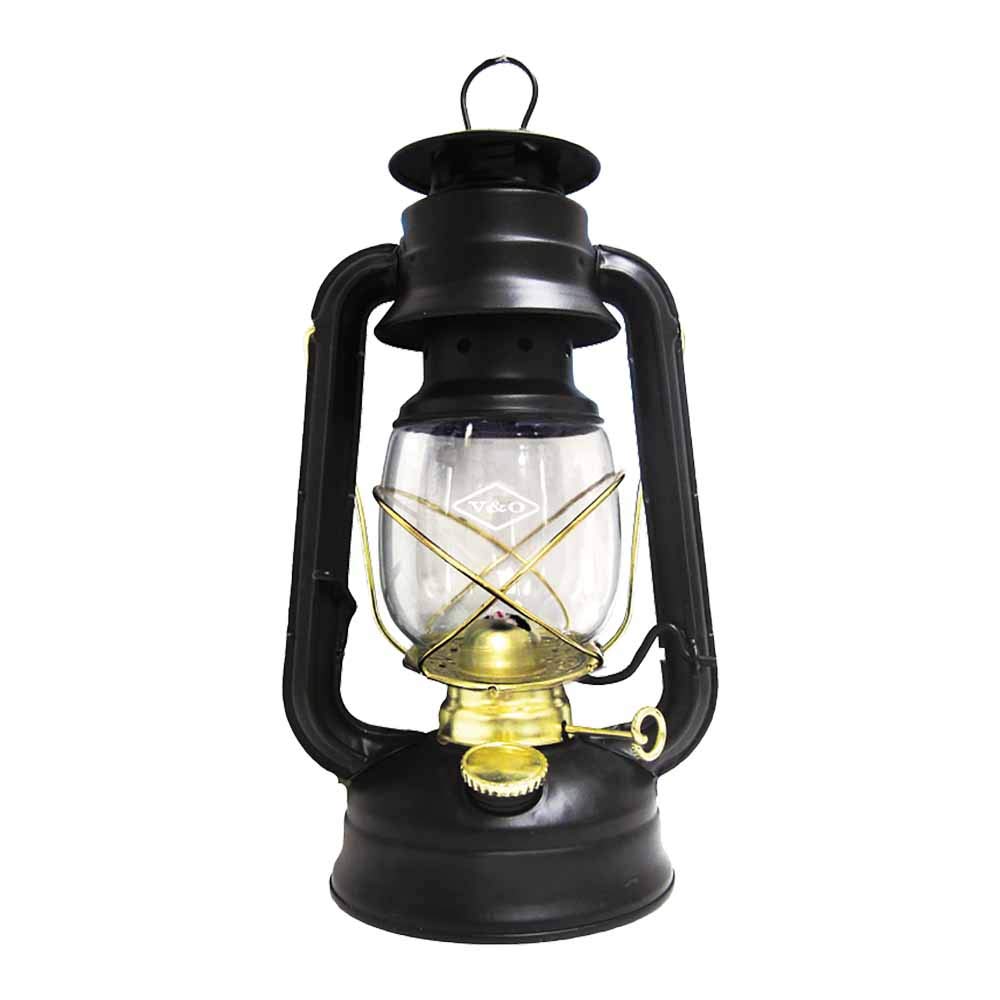 21St Century 210-76000 Hurricane Lantern, 10", Black